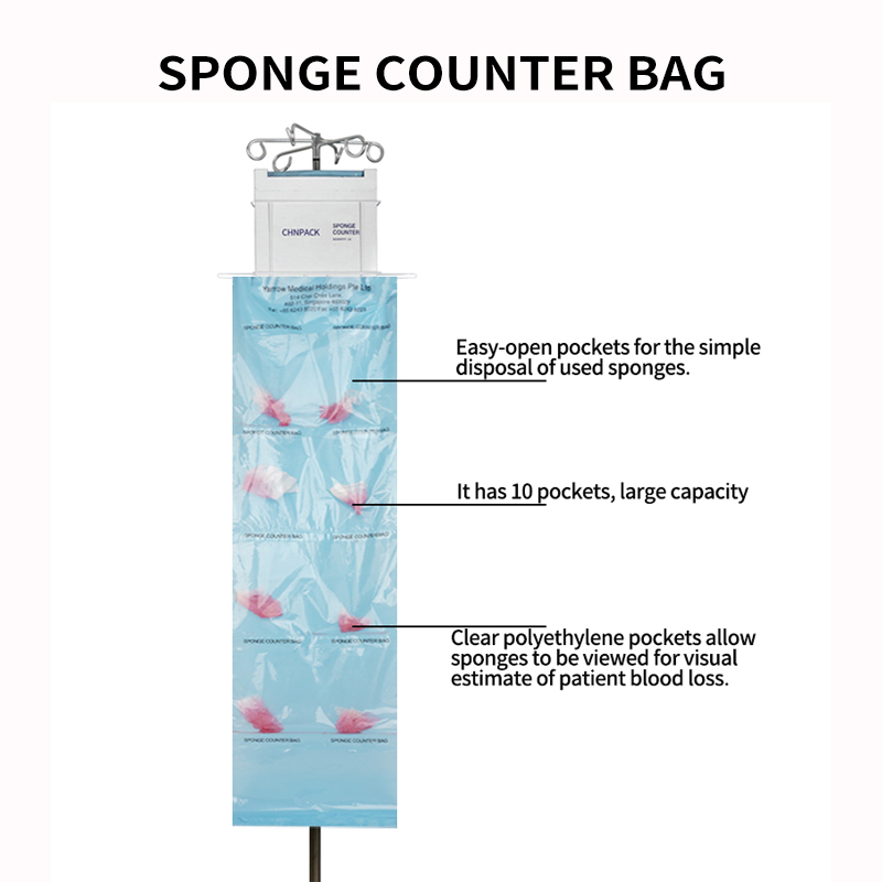 medical sponge counter bag medical sponge counter bag