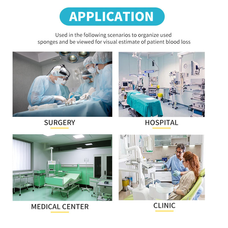 medical sponge counter bag medical sponge counter bag