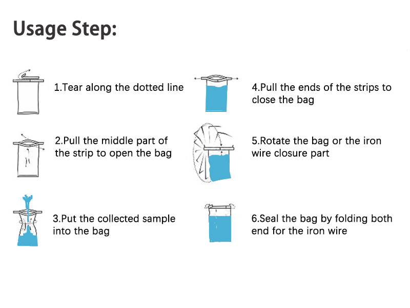 sterile lab sample bags