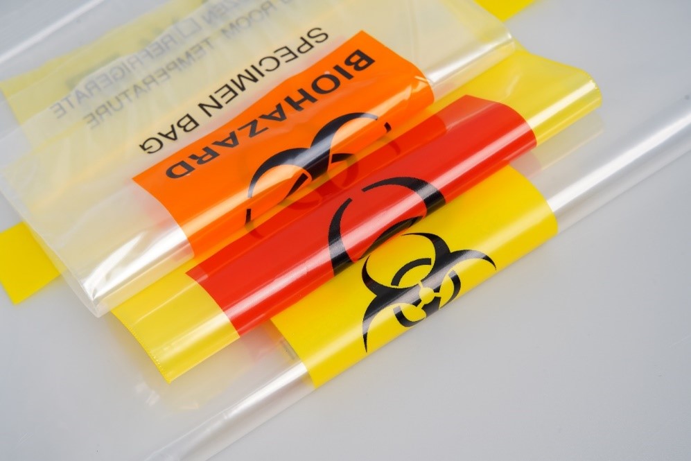 Specimen transport bags