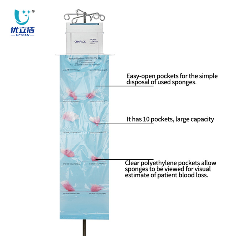 plastic sponge counter bag