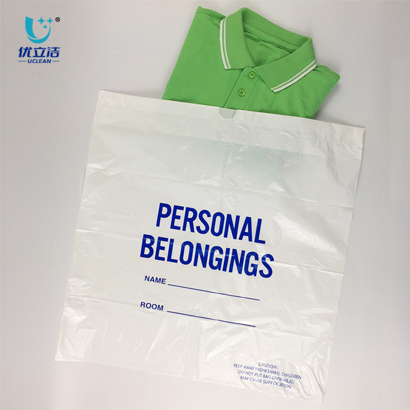 plastic patient belongings bags